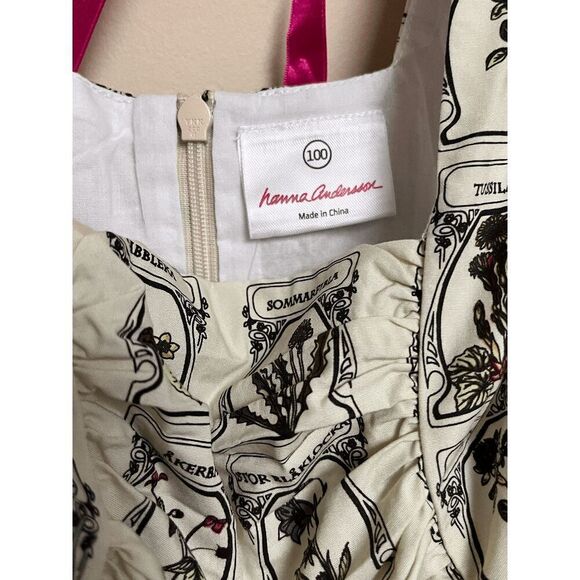 Hanna Andersson Easter Printed fully lined Dress New with Tags 100 4T - Picture 4 of 12